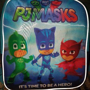 PJ Masks School Backpack W/Lunch Cooler Blue/Green